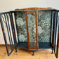 Large Blue Vintage Drinks Display Cabinet