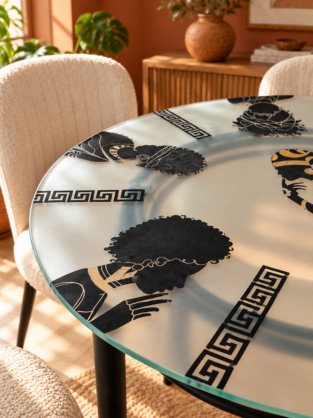 THE AFRICAN ASPECTS UPCYCLED – ONE-OFF FURNITURE ART Who's Head of the Table?
