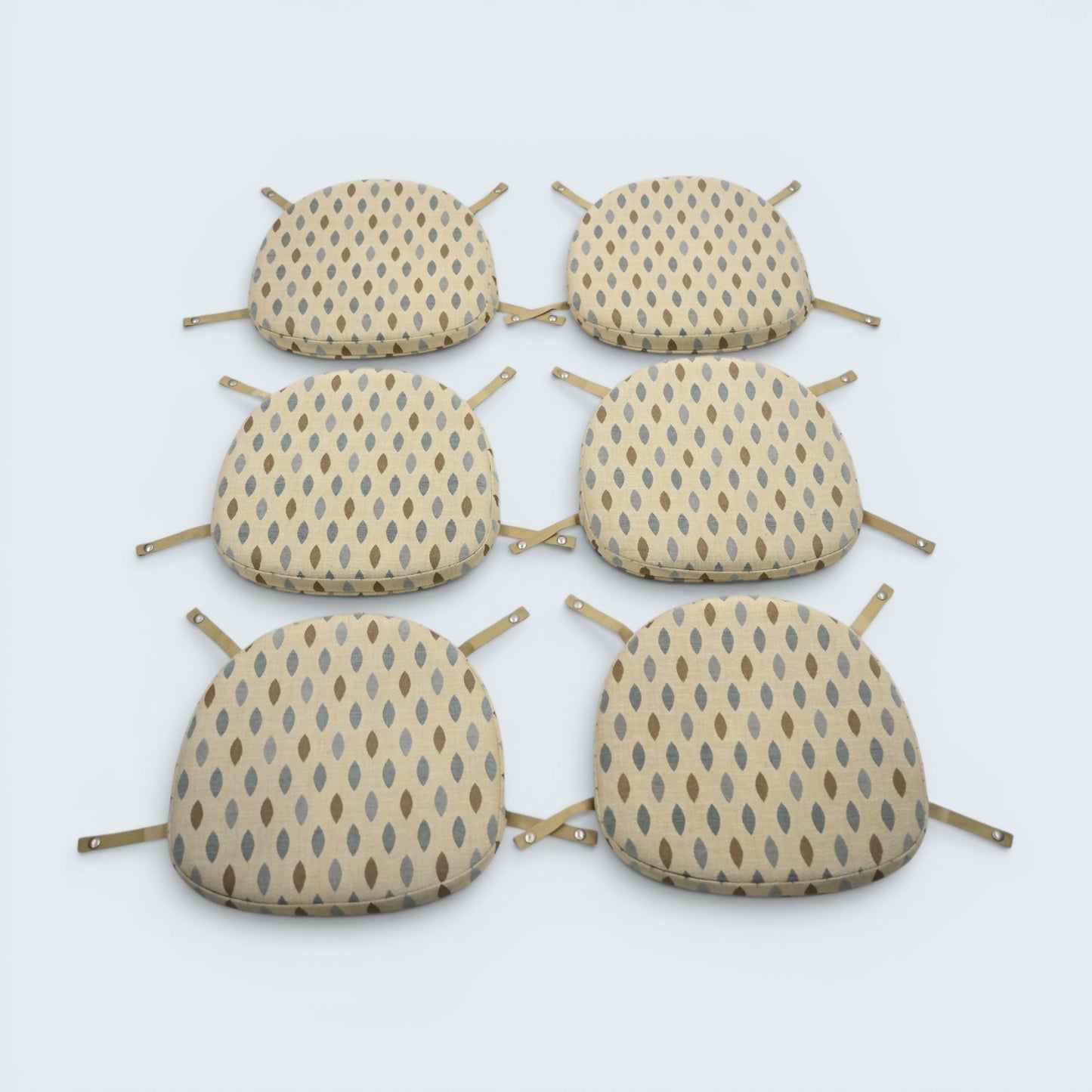 6 Ercol Chair Cushions With Popper Fixing Strap FREE UK Delivery