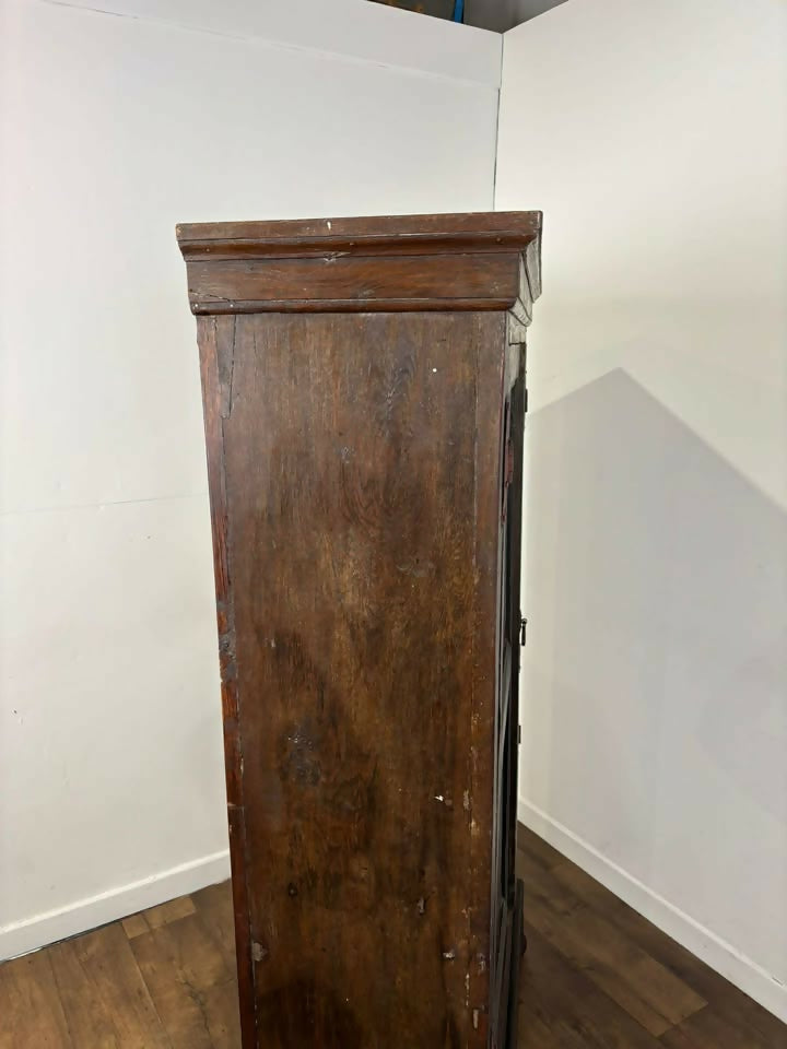 Georgian Oak Two Door Livery Cupboard