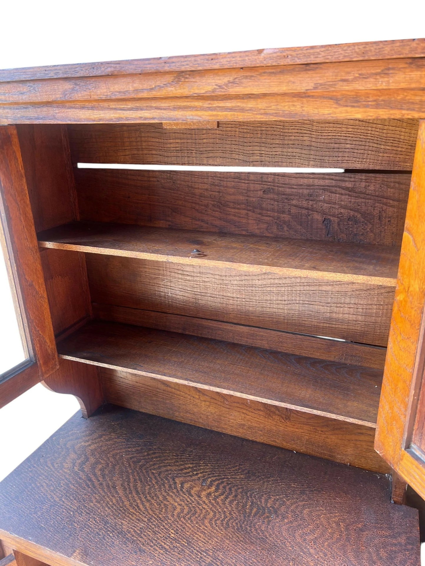 Antique Oak Apprentice piece small cabinet cupboard