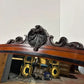 Victorian Mahogany Large Overmantel Mirror with Carved Decoration