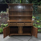 A RUPERT / NIGEL GRIFFITHS MONASTIC CARVED OAK DERBYSHIRE DRESSER / SIDEBOARD.
