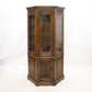 Old Charm Display Cabinet Lower Cupboard Light Oak Leadlight FREE* UK Delivery