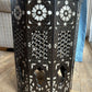 ANTIQUE SYRIAN DAMASCENE INLAID OCTAGONAL SIDE TABLE BONE MOTHER OF PEARL