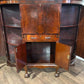 Vintage Mahogany Bureau with Side Cupboardsz