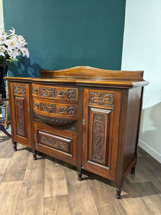 19th Century Walnut Sideboardbb