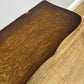 Coat Rack Vintage French Oak 6 Brass Hooks Wall Shelf Coat Hanger LOT 6552
