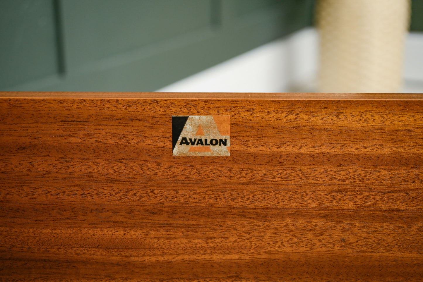Pair Mid Century Teak Bedside Table - 1960s - Avalon