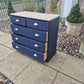 Stunning large navy chest of drawers