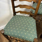 Vintage Oak Set Of Five Ladder Back Dining Chairs