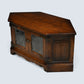 Old Charm Corner TV Stand / Video Cabinet Tudor Brown Finish FREE UK Delivery*
