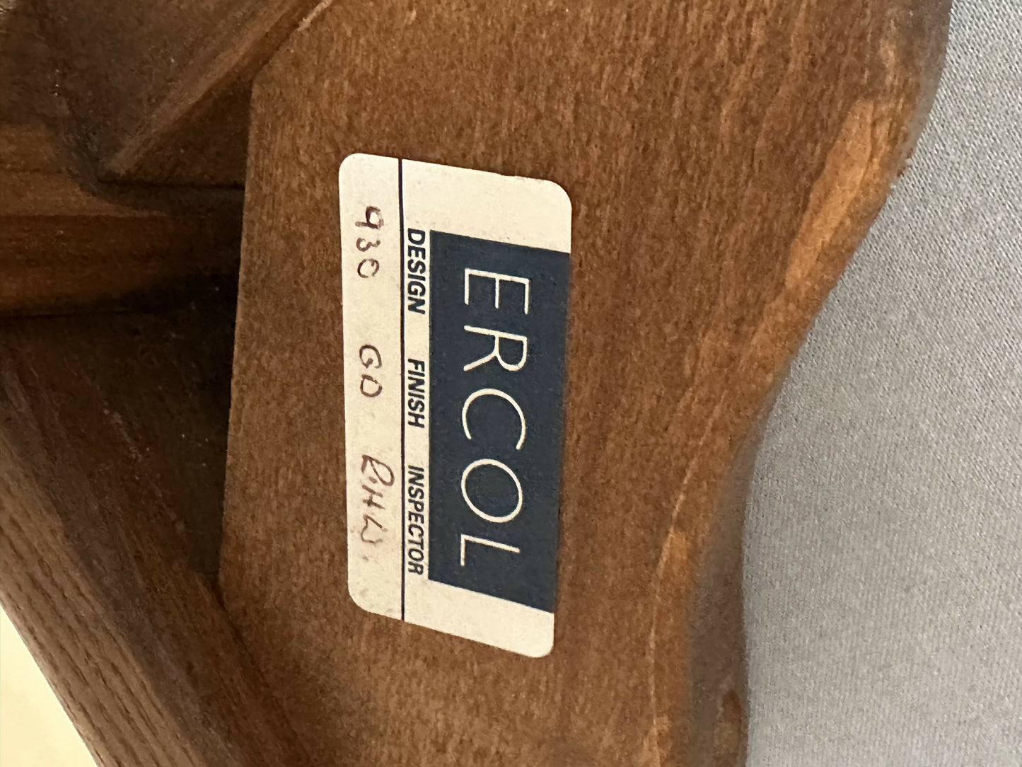 Vintage Ercol Saville Low Back Easy Chair Mid Century Ercol Arm Chair