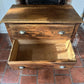 Vintage Oak Bedside Table Chest of Drawers Lowboy