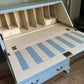 Blue Vintage Writing Bureau