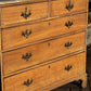 Vintage Georgian Light Oak Chest Of Drawers.