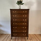 Vintage Stag Tallboy Chest Of Drawers Mid Century Tall Boy Stag Chateau