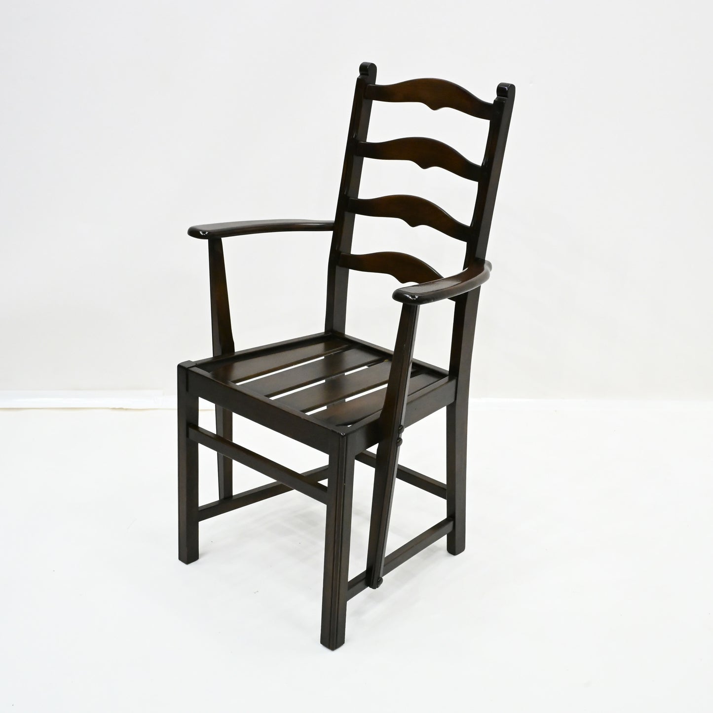 4 Ercol Dining Chairs Model 715(A) Ladder Back Inc 2 Carvers FREE UK Delivery*. SBR10001/2301E