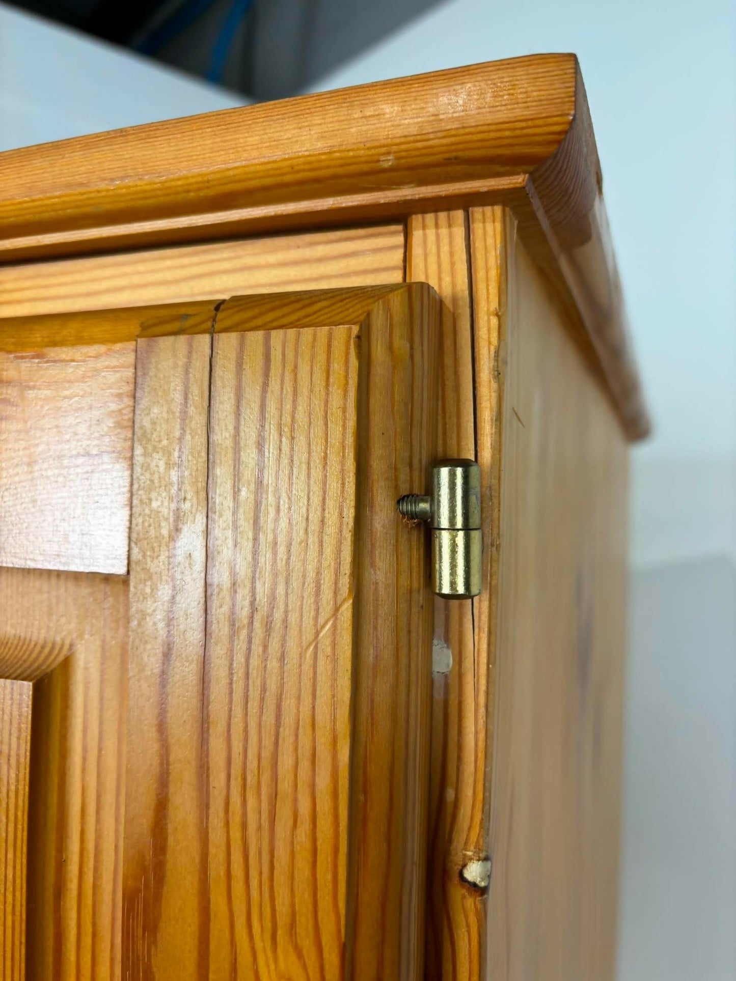 Contemporary Pine Double Wardrobe