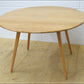Ercol table drop leaf kitchen dining blonde elm & beech vintage DELIVERY