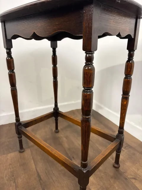 Vintage Oak Occasional Side Table