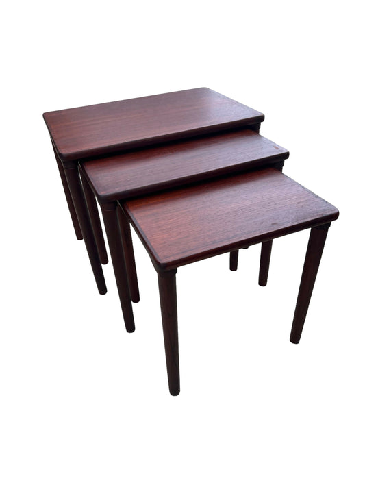 Mid Century Rosewood Nesting Tables - Danish Modern Design priorandpender 5 out of 5 stars