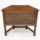 Old Charm Canted Table With Cupboard Finished In Tudor Brown FREE UK Delivery. SBR8978/1004D