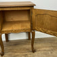 Pair of Bedside Tables Vintage French Louis Oak Nightstands Cabinets LOT 6297