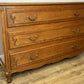 Chest of Drawers Vintage French Louis Oak 3 Drawers Carved Cabinet LOT 6265