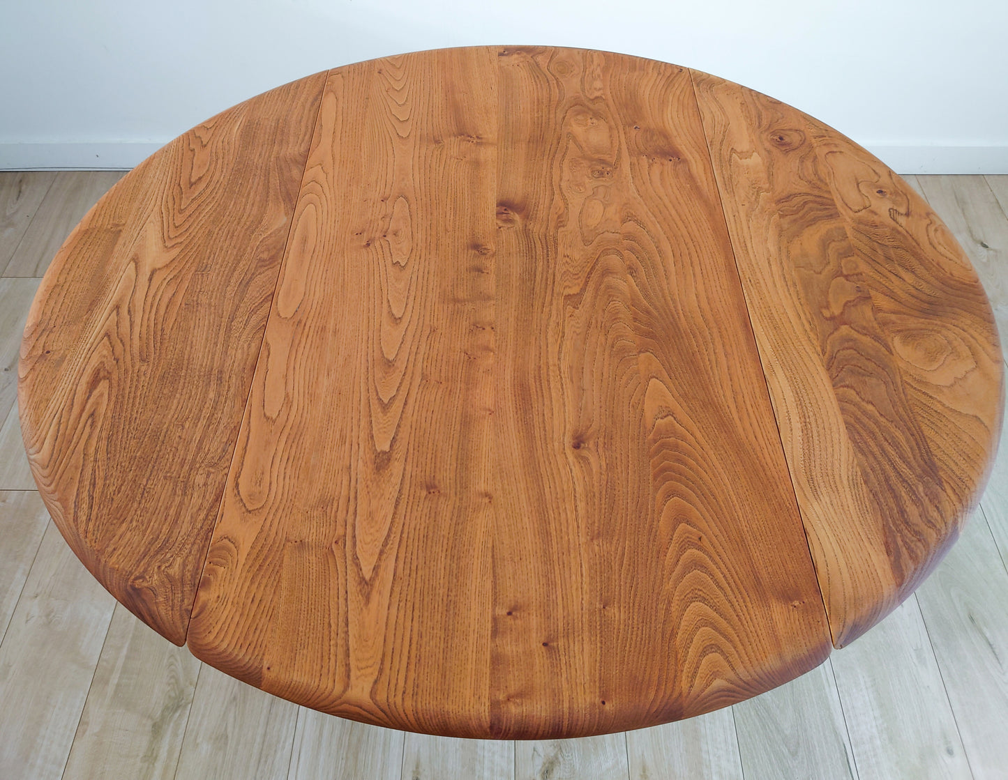 Mid century retro Ercol drop leaf dining table