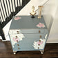 Vintage Mid Century Chest of Drawers Grey Fusion Mineral Paint Restored
