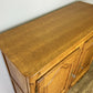 Cabinet Vintage French Louis XIV Style Sideboard Oak Carved Cupboard LOT 6268