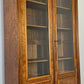 Bookcase Antique French Style Glazed Display Cabinet Walnut Sideboard LOT 6521