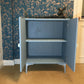 Painted Cupboard - Swedish Blue with Faux Bone Stencilling