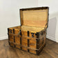 Victorian Domed Steamer Trunk / Antique Travel Chest