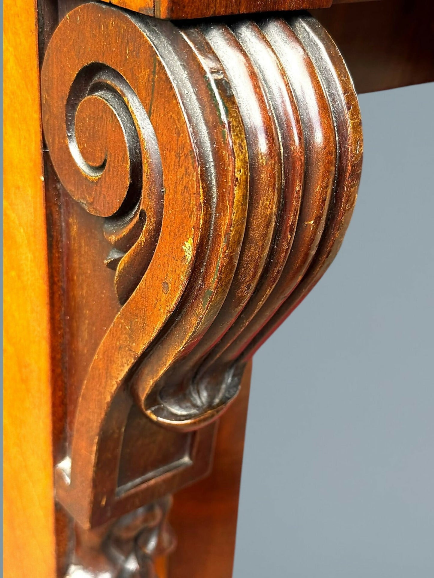19th Century Victorian Figured Mahogany Two Door Chiffonier