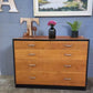Chest of drawers ~ Teak ~ Vintage Industrial ex M.O.D. 1965