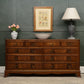 Regency Style Mahogany Sideboard Wide Bank of Drawers