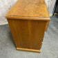 Vintage Solid Pine Low Chest of 3 Drawers Knob Handles Plinth