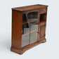 Old Charm Narrow Bookcase Cupboard Drawer Tudor Brown Finish FREE UK Delivery*
