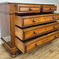 Chest of Drawers Antique French Walnut Marble Top 5 Drawers Cabinet LOT 6291