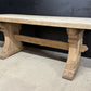 Bleached Oak Farmhouse Dining Table