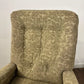Pair of Reproduction Button Backed Upholstered Armchairs