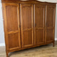 Wardrobe Vintage French Louis XVI Style Oak Four Door Carved Armoire LOT 6131