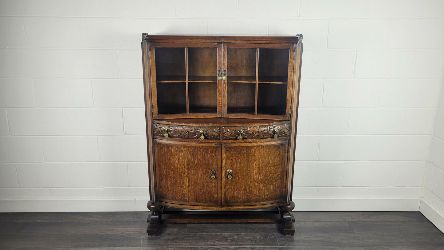 Ercol Glazed Display Cabinet Unit, 40s