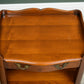 Vintage Pair French Bedside Tables - by Jean Laick - Cherry Wood