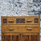 Vintage Oak Tallboy With Two Drawers And Cupboard Super Detailing And Proportions