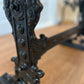 Cast Iron and Oak Hall Occasional Table