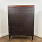 Edwardian Mahogany Open Music Cabinet / Bookcase