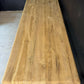 French Oak Farmehouse Dining Table with 2 Drawers